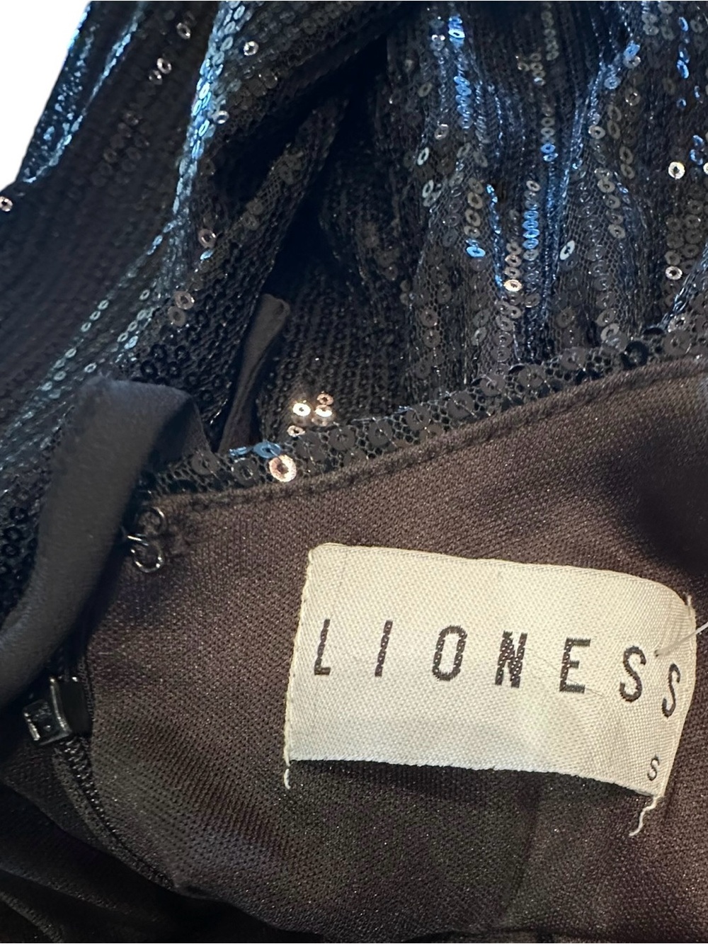 Urban Outfitters UO Lioness Eastside Strapless Sequin Stretch Mini Dress Medium - Picture 6 of 11